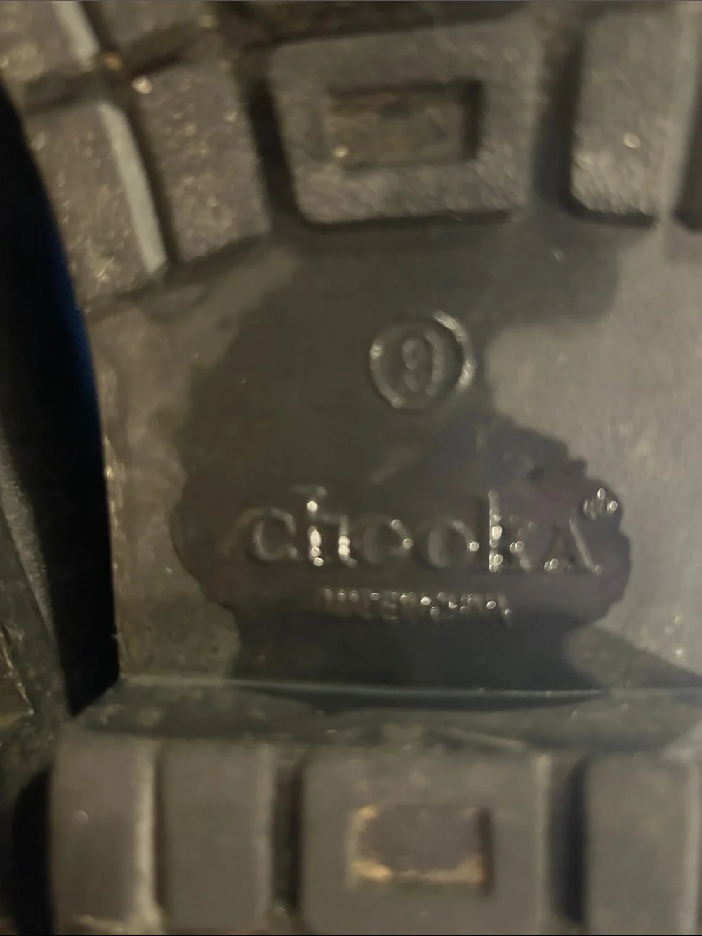 chooka Womens Black Slip-On Rain Boots